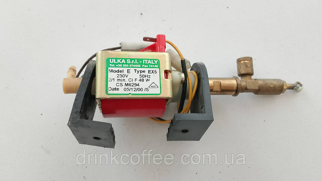 Насос помпа E ULKA EX5 48W + Клапан для кавовашини Saeco Royal Digital_4 SUP015 б/у, фото 1