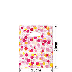 Набір подарункових целлофанових пакетів 15*20 см (100 шт/уп)