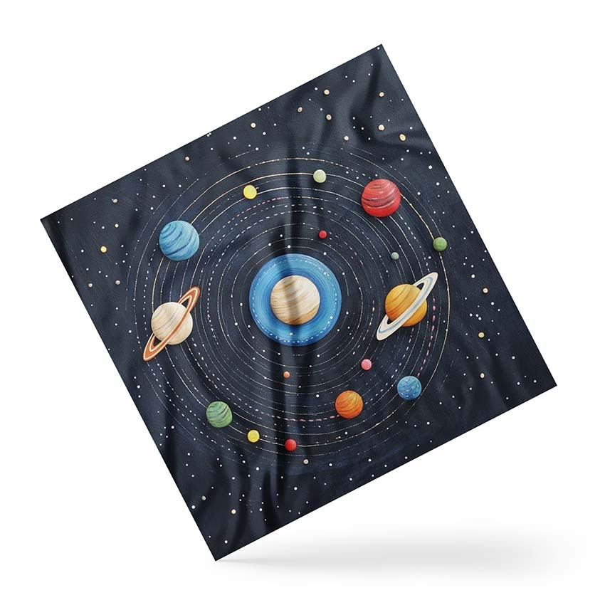 Хустка на голову і шию «Великий парад планет. A great parade of planets»