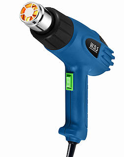 Будівельний фен, термофен з насадками 2200 Вт Kraft&Dele WDS-2511