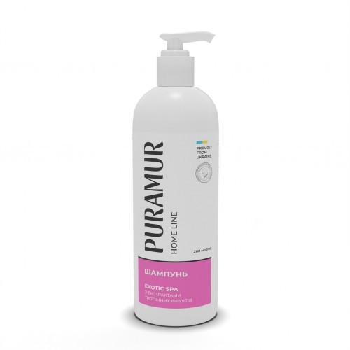 Шампунь Puramur Home Line з екстрактами тропічних фруктів Exotic Spa 200 мл (*)