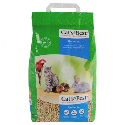 Наповнювач Cat’s Best Universal для домашніх тварин, Деревний, 10 л/5.5 кг (*), фото 1