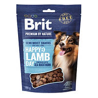 Ласощі для cобак Brit Premium Semi-moist Snacks Lamb with Sea Buckthorn напіввологі з ягням і обліпихою 180 г (*)