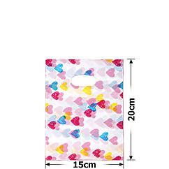 Набір подарункових целлофанових пакетів 15*20 см (100 шт/уп)