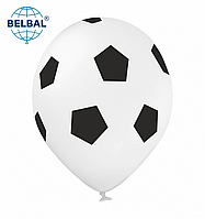 Латексна кулька BELBAL 12"(30 см) Футбольний м'яч
