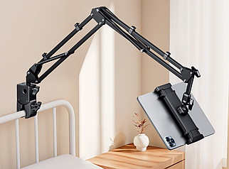 Універсальний тримач на стіл і трубу для планшетів і смартфонів 80 см / Пантограф для телефона