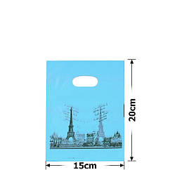 Набір подарункових целлофанових пакетів 15*20 см (100 шт/уп)