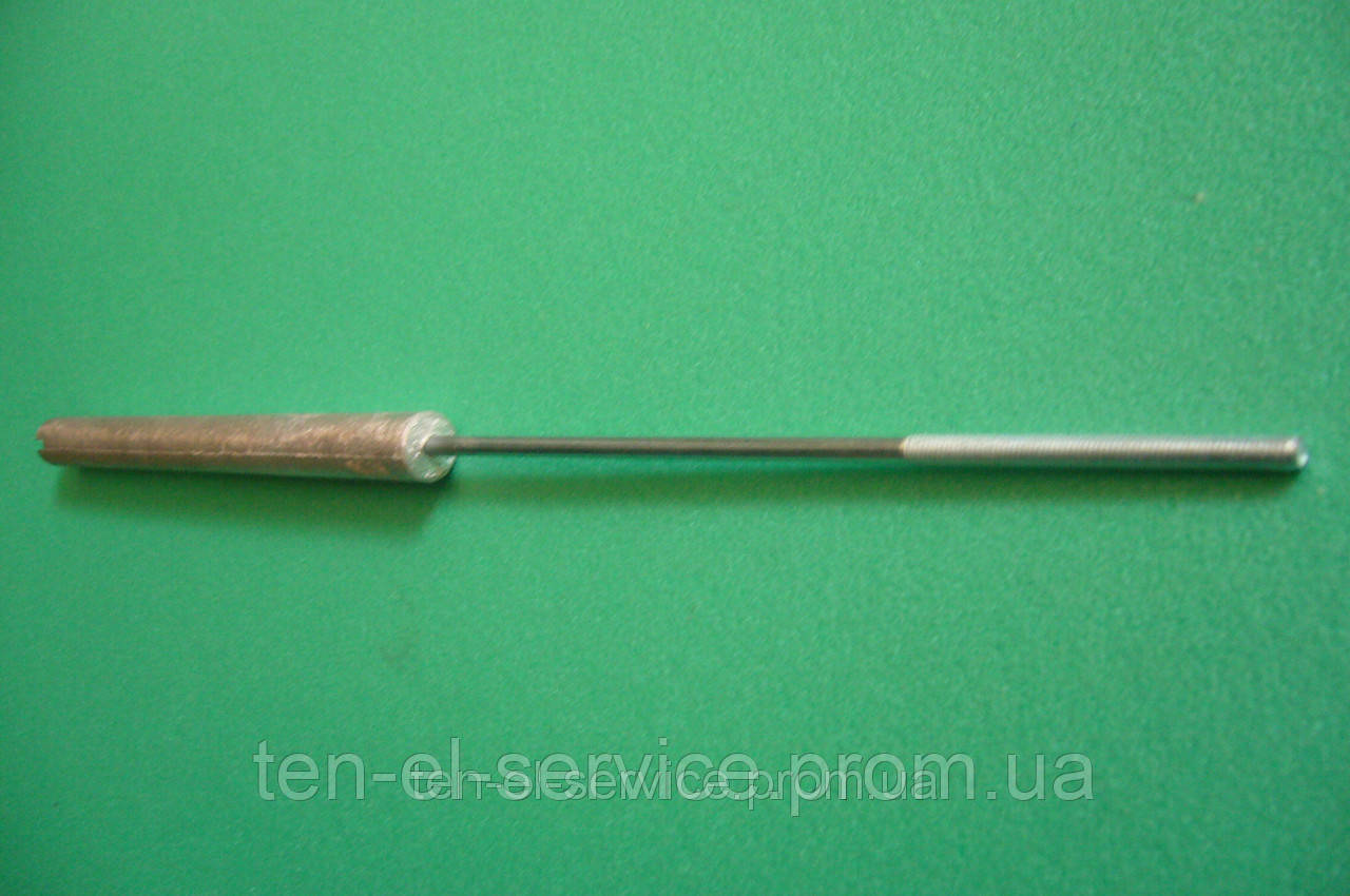 Магнієвий анод MG оригінал - різьба М6, d=18, Lмагния=210, Lшпильки=210