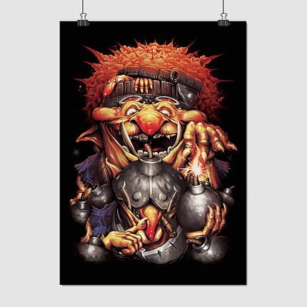 Плакат "Дота 2, підривники, Techies, Dota 2", 60×34см, фото 1