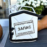 Каністра-бар 5 л у білому кольорі з колонкою на подарунок, фото 3