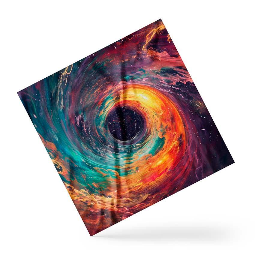 Хустка на голову і шию «Чорна діра в просторі. Black Hole in Space»