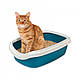 Туалет Природа «Comfort M» для котів, 41х30х13,5 см (ультрамарин) (*), фото 2