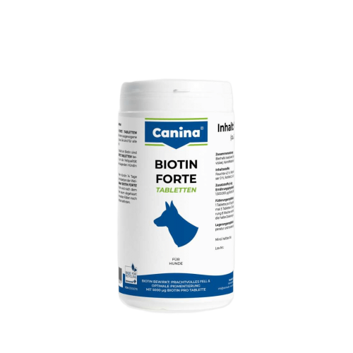 Вітаміни Canina Biotin Forte Tabletten для собак, інтенсивний курс для шерсті, 700 г (210 табл) (*)