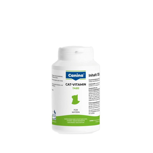 Вітаміни Canina Cat-Vitamin Tabs для котів, вітамінний комплекс, 125 г (250 табл) (*)