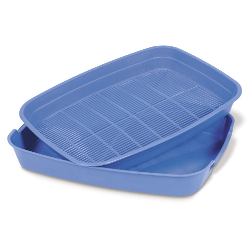 Туалет Природа №1 з сіткою для котів, колір мікс, 34.5х26х5 см (*), фото 1