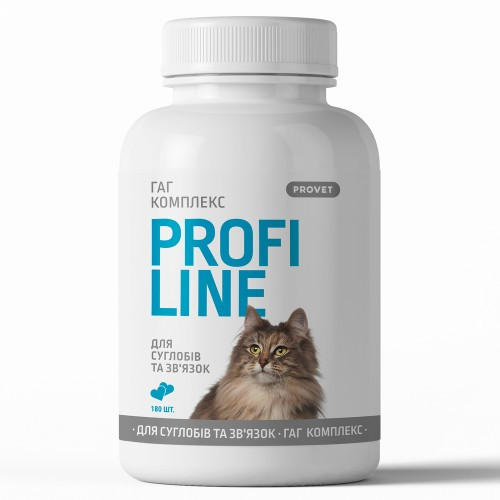 Вітаміни Provet Profiline для котів, ГАГ Комплекс для суглобів та зв'язок, 180 таб. (*)