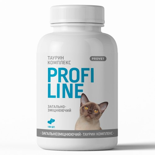 Вітаміни Provet Profiline для котів Таурин Комплекс, 180 таб. (*)