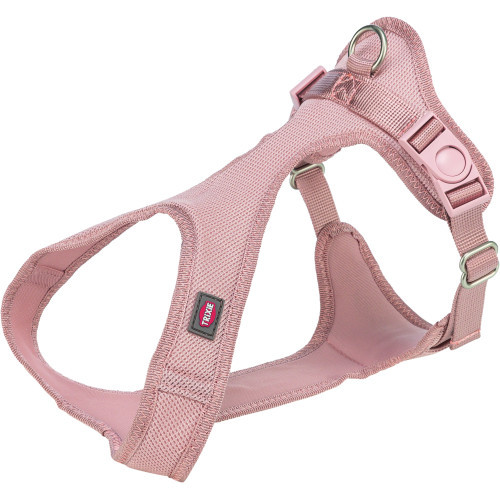 Шлея Trixie Comfort м'яка для собак S–M 35–60 см 20 мм світло-рожева (*)