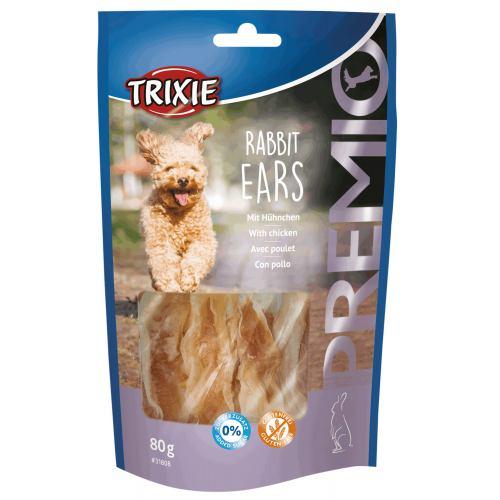 Ласощі Trixie Premio Rabbit Ears для собак вушка кролика та філе курки 80 г (*)