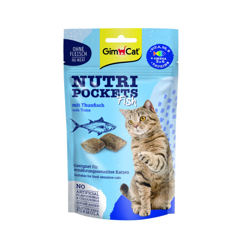 Ласощі для котів GimCat Nutri Pockets Fish Тунець 60 г (*)
