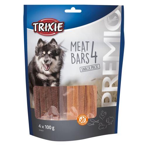 Ласощі Trixie Premio 4 Meat Bars для собак з куркою качкою бараниною та лососем 4х100 г (*)