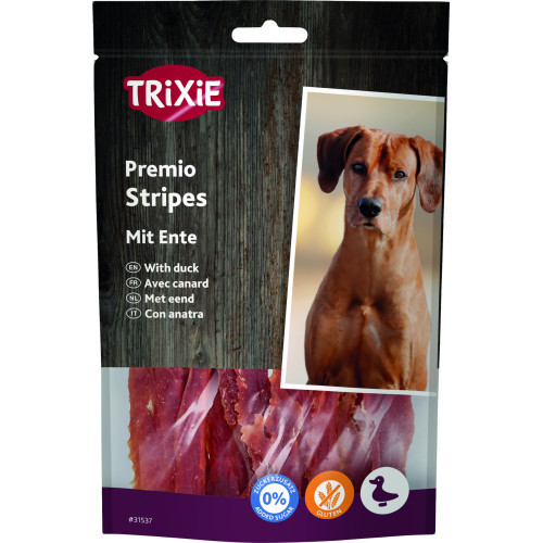 Ласощі Trixie Premio Ducky Stripes для собак шматочки з качки 100 г (*)
