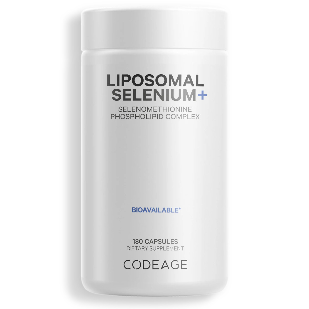 CodeAge Liposomal Selenium / Селенометионин (Селен) липосомальный 180 капсул BX553, фото 1