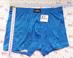 Труси чоловічі боксери, блакитні XL