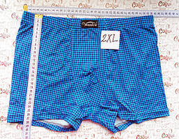 Труси чоловічі боксери, блакитні 2XL