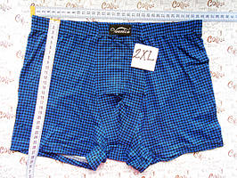 Труси чоловічі боксери, сині 2XL