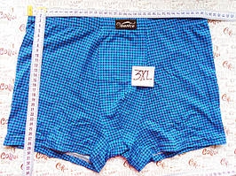 Труси чоловічі боксери, блакитні 3XL