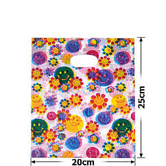 Набір подарункових целлофанових пакетів 25*20 см (100 шт/уп)