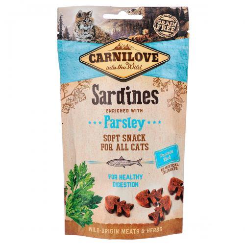 Ласощі Carnilove Cat Semi Moist Snack для котів, сардина та петрушка, 50 г (*)