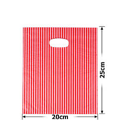 Набір подарункових целлофанових пакетів 25*20 см (100 шт/уп)