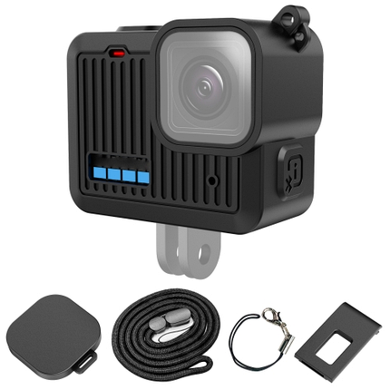 Силіконовий чохол для GoPro Hero 4K 2024 Puluz PU717B (Чорний), фото 1