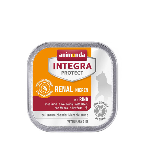 Корм вологий ветеринарний для котів Integra Protect Renal dishes Pure Turkey при хворобах нирок, моно індичка, 100 г (*)