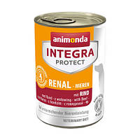 Корм вологий ветеринарний для собак Integra Protect Renal with Beef моно яловичина, при хворобах нирок, 400 г (*)