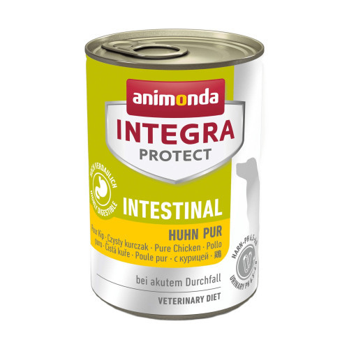 Корм вологий ветеринарний для собак Integra Protect Intestinal Pure Chicken моно курка, при порушенні роботи ШКТ, 400 г (*)