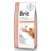 Сухий корм Brit GF VetDiet Dog Renal для собак, при нирковій недостатності, з яйцем, горохом та гречкою, 12 кг (*)