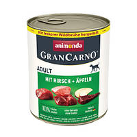 Корм вологий для собак Animonda GranCarno Adult Deer with Apple з олениною і яблуком, 800 г (*)