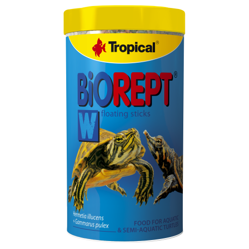 Сухий корм Tropical Biorept W для водоплавних черепах, 150 г (гранули) (*)