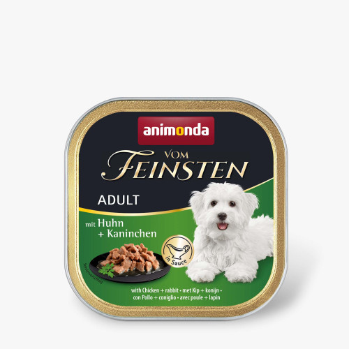 Корм вологий для собак Animonda Vom Feinsten delicious sauce Adult with Chicken + rabbit з куркою і кроликом, 150 г (*)