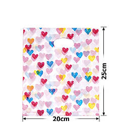 Набір подарункових целлофанових пакетів 25*20 см (100 шт/уп)