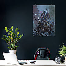 Плакат "Дота 2, Луна, Місячна наїзниця, Moon Rider, Luna, Dota 2", 60×43см, фото 5
