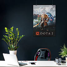 Плакат "Дота 2, Джаггернаут та інші, Juggernaut, Dota 2", 60×43см, фото 5