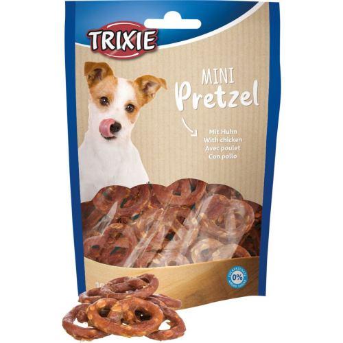 Ласощі Trixie Mini Pretzels для собак крендель з куркою 100 г (*)