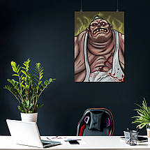 Плакат "Дота 2, Пудж, Pudge, Dota 2", 60×43см, фото 5