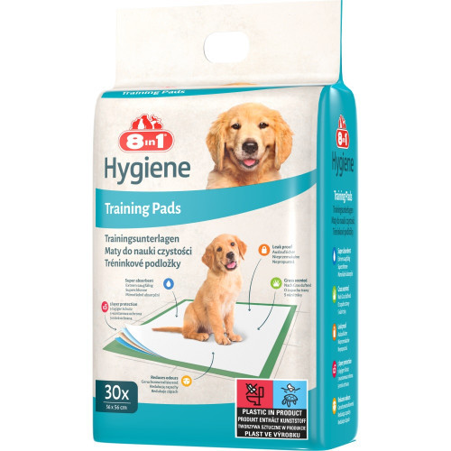 Пелюшки 8in1 Training Pads для собак, 56x56 см, 30 шт (*), фото 1