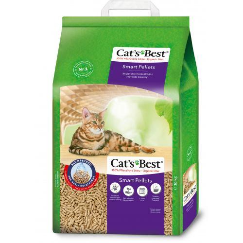 Наповнювач Cat’s Best Smart Pellets для котячого туалету, Деревний, 20л/10кг (*), фото 1