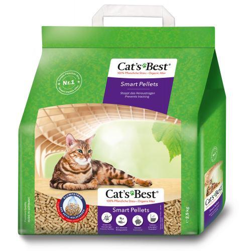 Наповнювач Cat’s Best Smart Pellets для котячого туалету, Деревний, 5л/2.5кг (*), фото 1